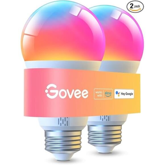 Govee LED Smart Light Bulbs, 1000LM Color Changing Light Bulb, Wi-Fi & - Picture 7 of 7